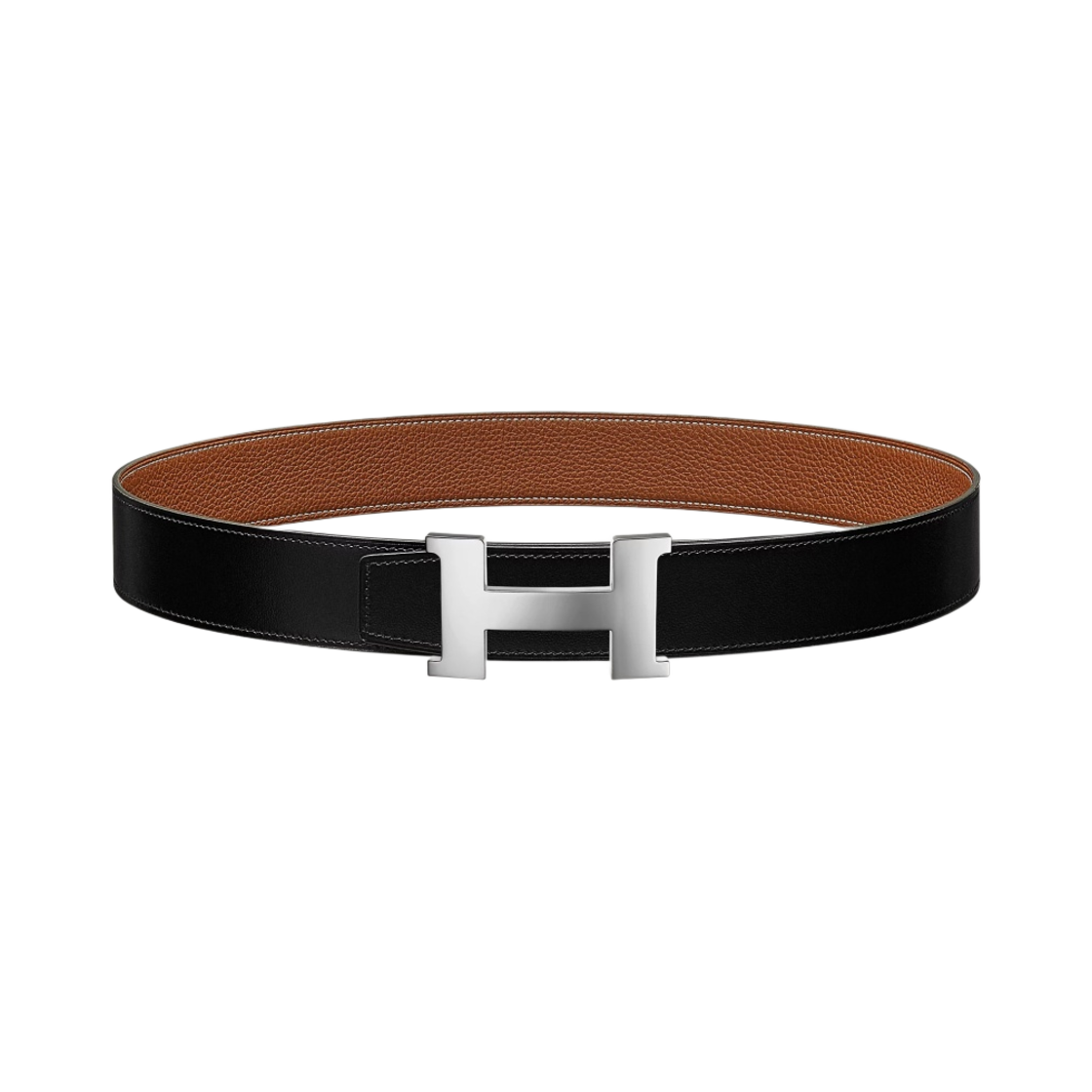 에르메스 콘스탄스 벨트 버클 & 리버서블 가죽 스트랩 38mm & 실버 누아 골드(Hermes Constance Belt Buckle & Reversible Leather Strap 38mm & Silverr Noir Gold) - 1
