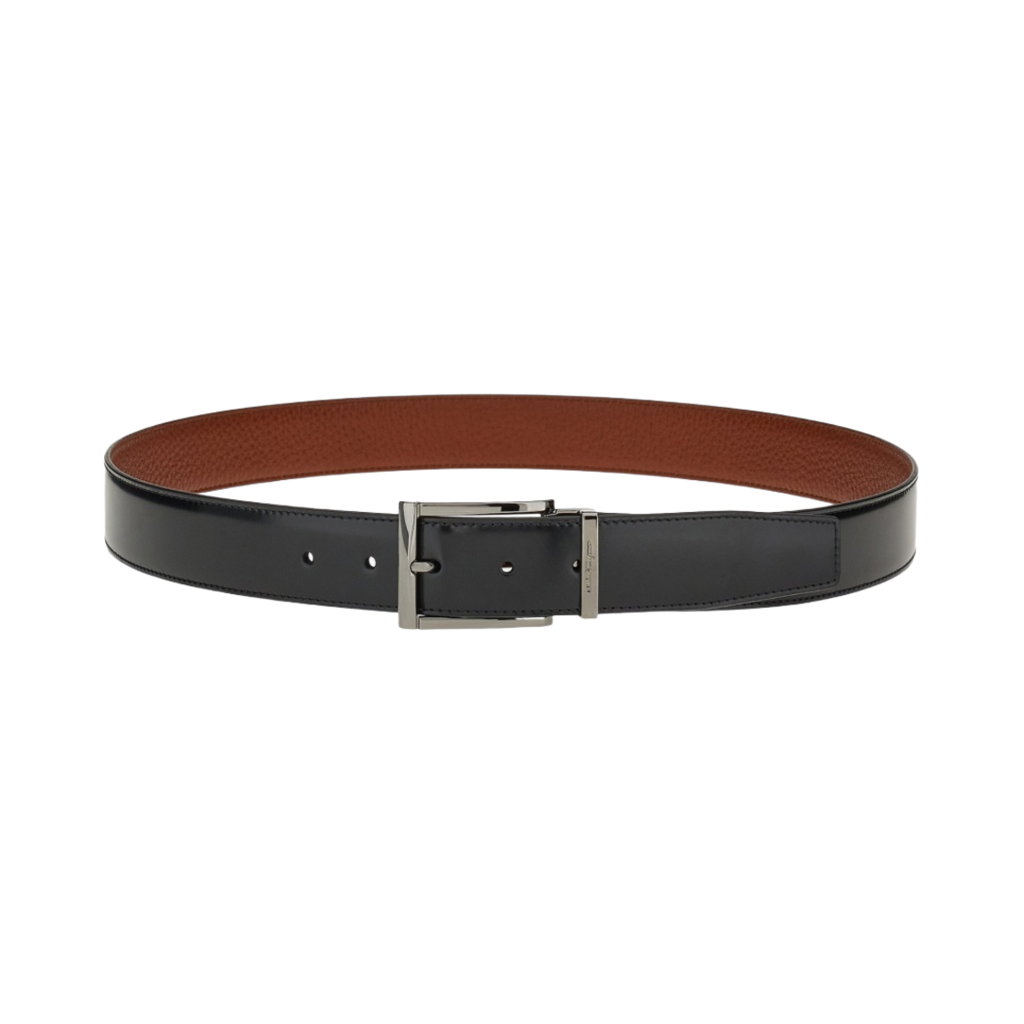 679497-759021 Ferragamo Reversible Adjustable Belt Black