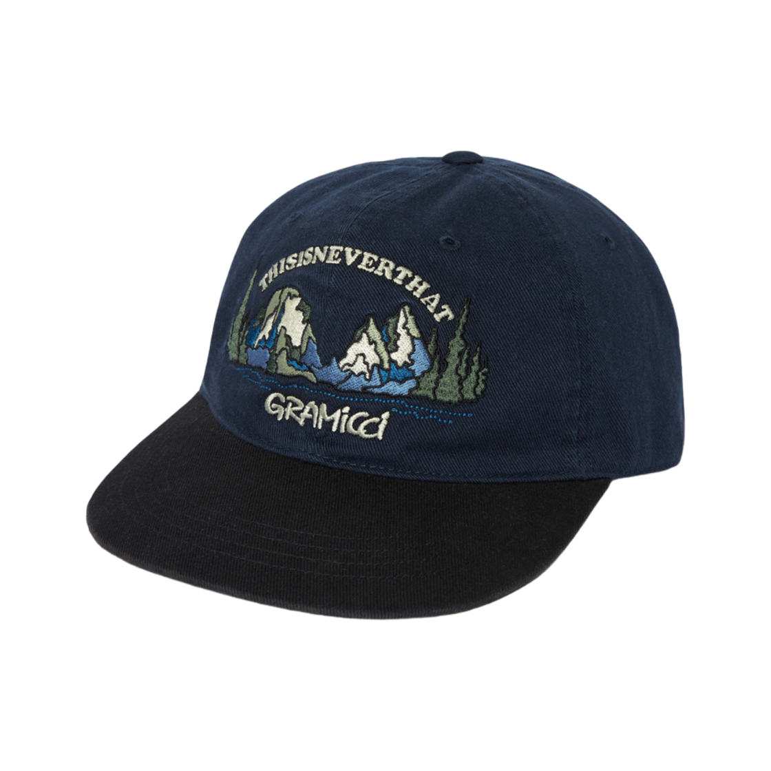 디스이즈네버댓 x 그라미치 마운틴 캡 네이비(thisisneverthat x Gramicci Mountain Cap Navy)