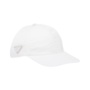 Prada Re-Nylon Baseball Cap White
