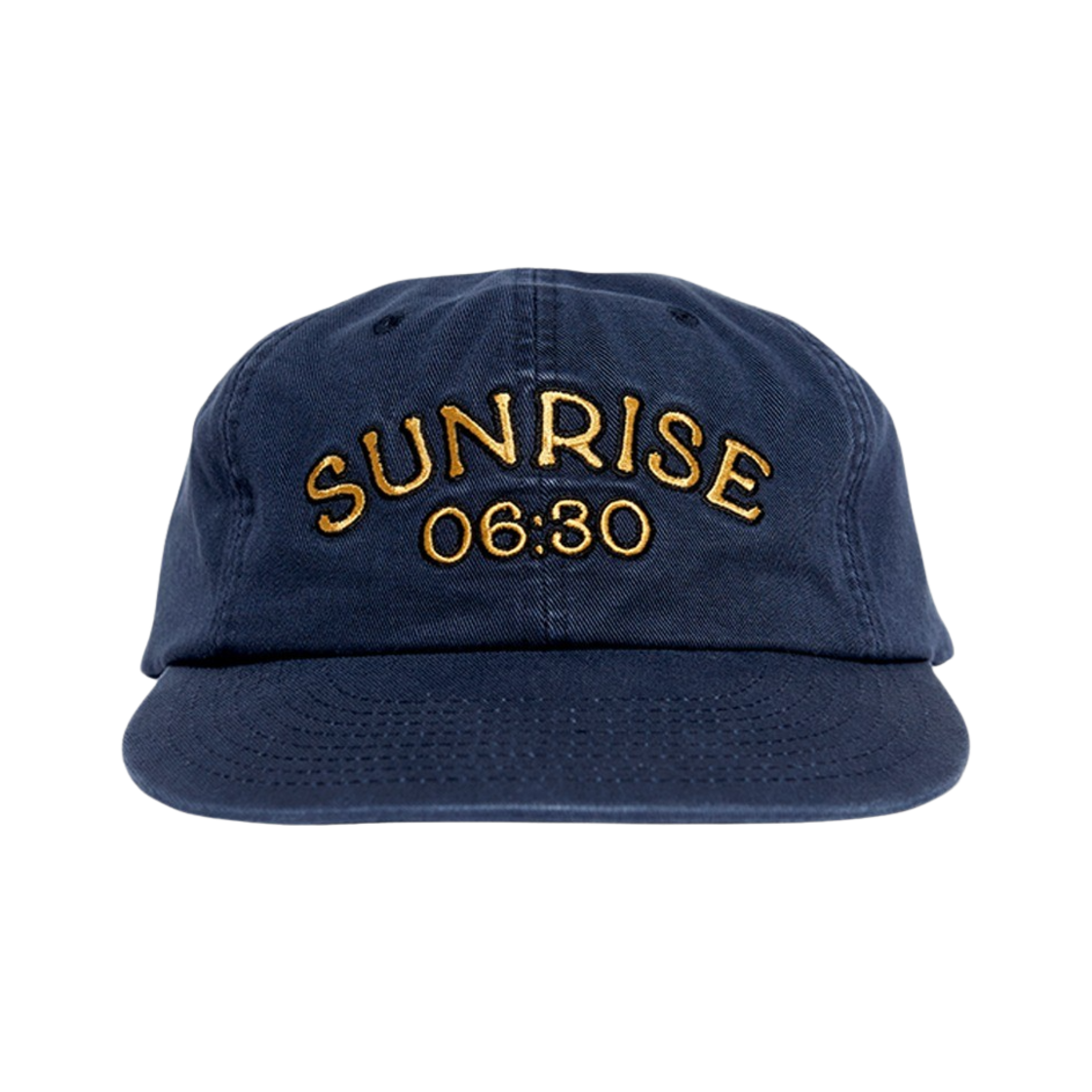 헬로선라이즈 워시드 선라이즈 타임 6패널 캡 네이비(Hello Sunrise Washed Sunrise Time 6Panel Cap Navy) - 1