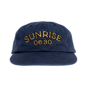 Hello Sunrise Washed Sunrise Time 6Panel Cap Navy