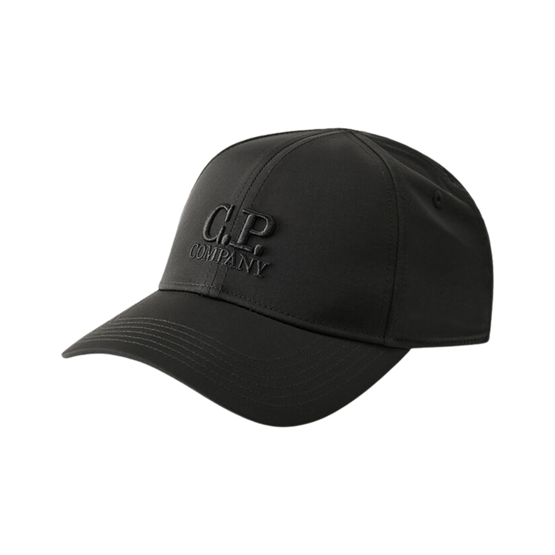 18CMAC147A005904A999 C.P. Company Chrome-R Logo Cap Black - 25SS