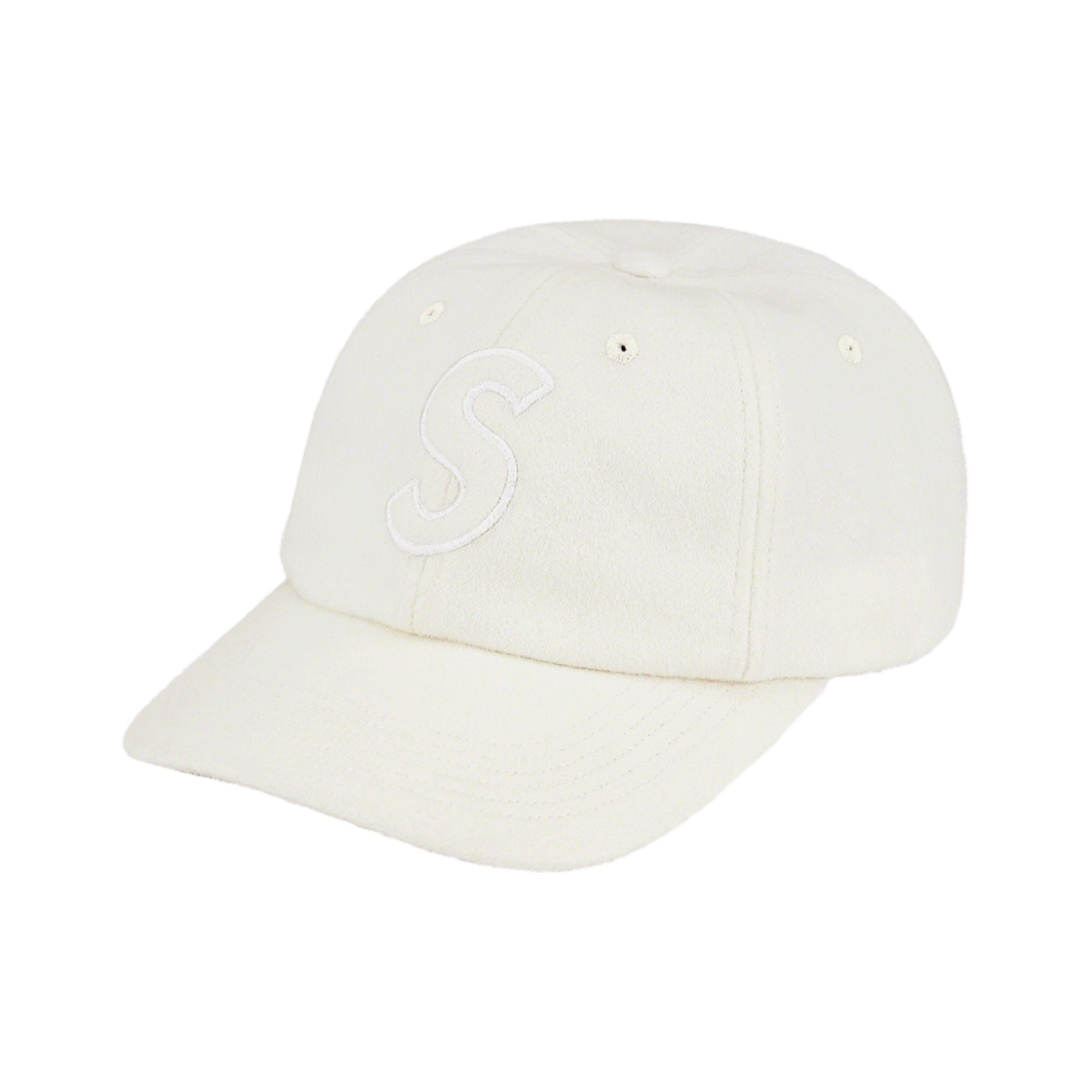 슈프림 울 S 로고 6-패널 캡 화이트 - 21FW(Supreme Wool S Logo 6-Panel White - 21FW) - 1