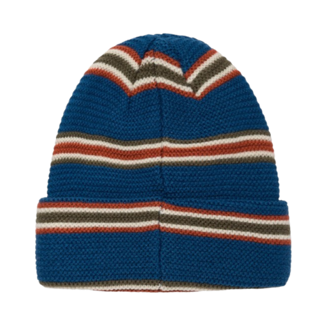 스투시 트리플 스트라이프 커프 비니 블루(Stussy Triple Stripe Cuff Beanie Blue) - 2
