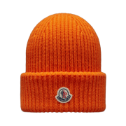 Moncler Wool & Cashmere Beanie Orange - 23FW