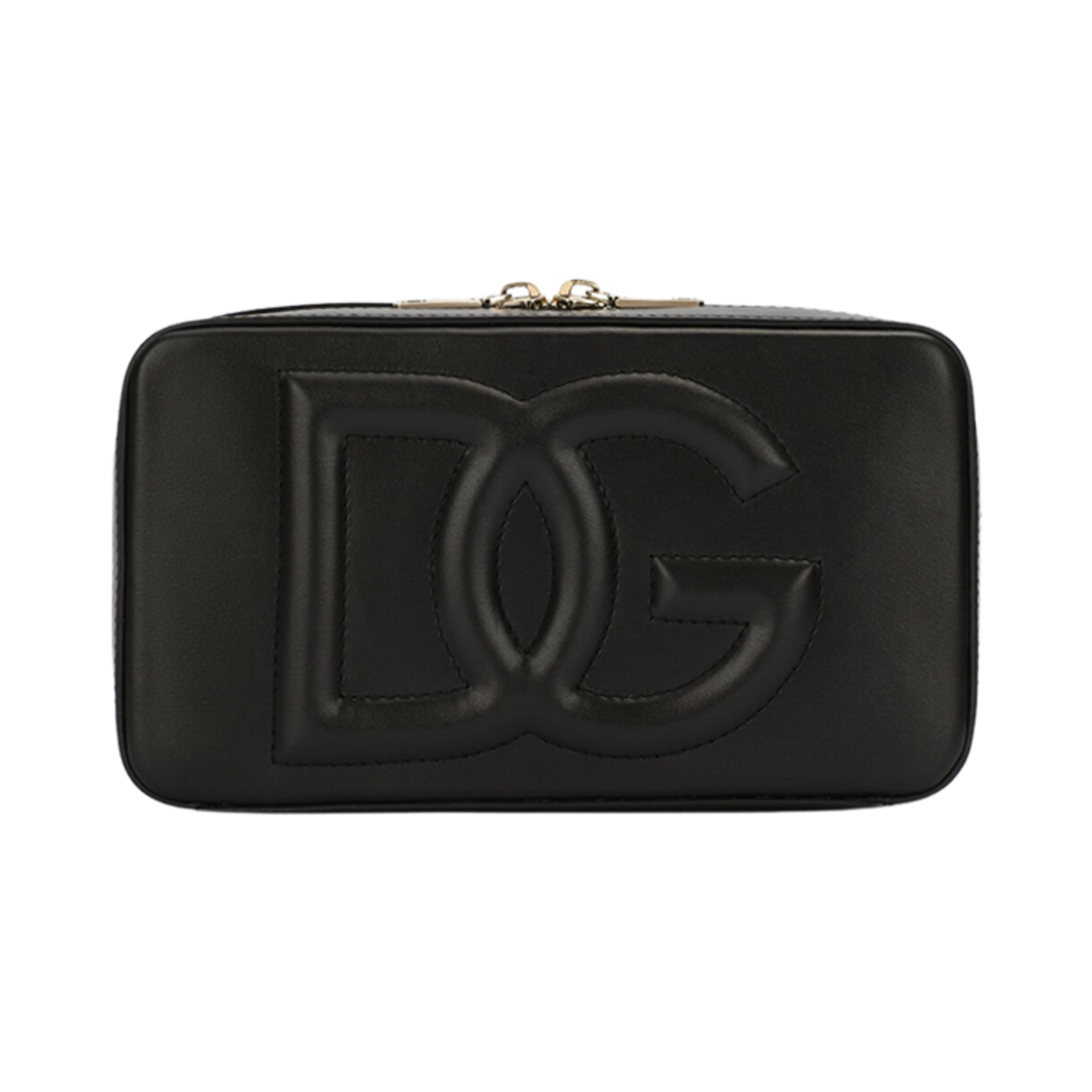 BB7289AW57680999 Dolce & Gabbana Small Calfskin Dg Logo Camera Bag Black