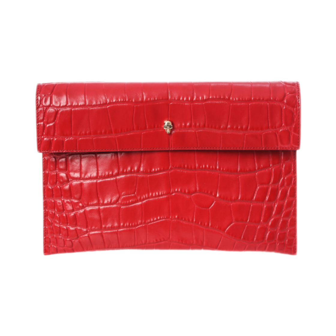 알렉산더 맥퀸 스컬 클러치 레드(Alexander McQueen Skull Clutch Red)