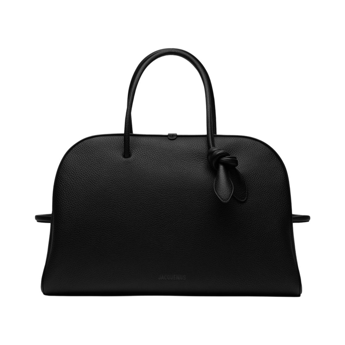 자크뮈스 라 코헤지에 라지 소프트 볼링백 블랙(Jacquemus La Croisiere Large Soft Bowling Bag Black)