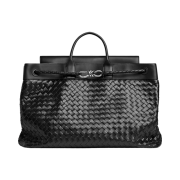 Bottega Veneta Large Andiamo Voyager Black