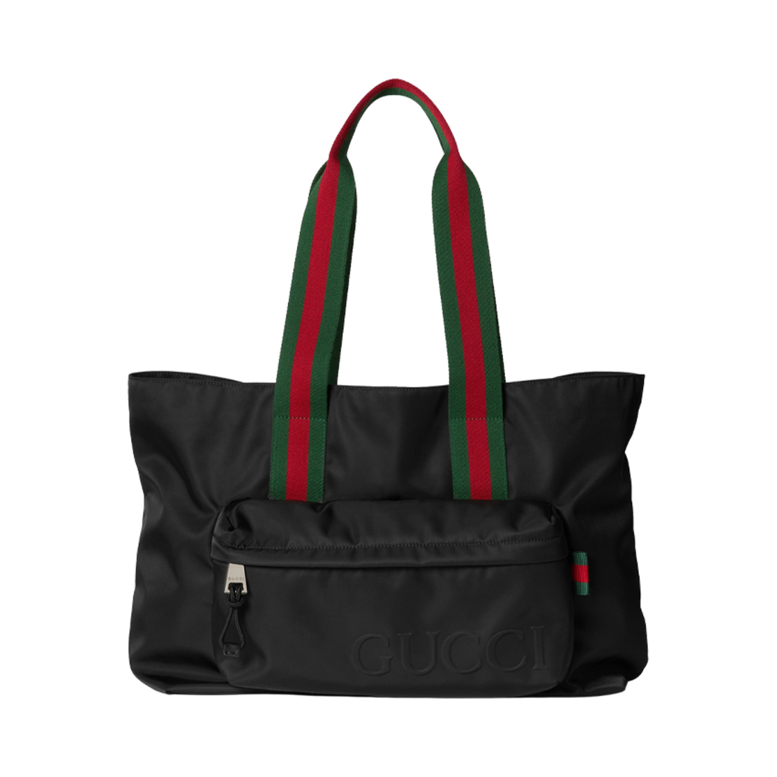 802172-FADUZ-1066 Gucci Large Tote Bag with Gucci Logo Black