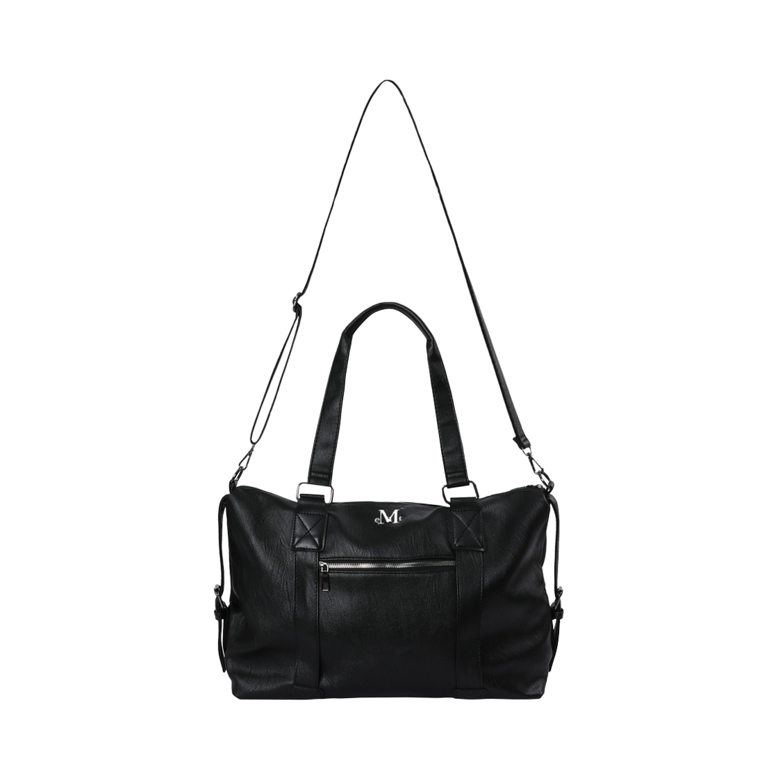 P00000MP_BK MUCENT Prime Wrinkle Leather Tote Bag Black - 대표 이미지 #1