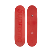 Supreme Tonal Box Logo Skateboard Deck Red