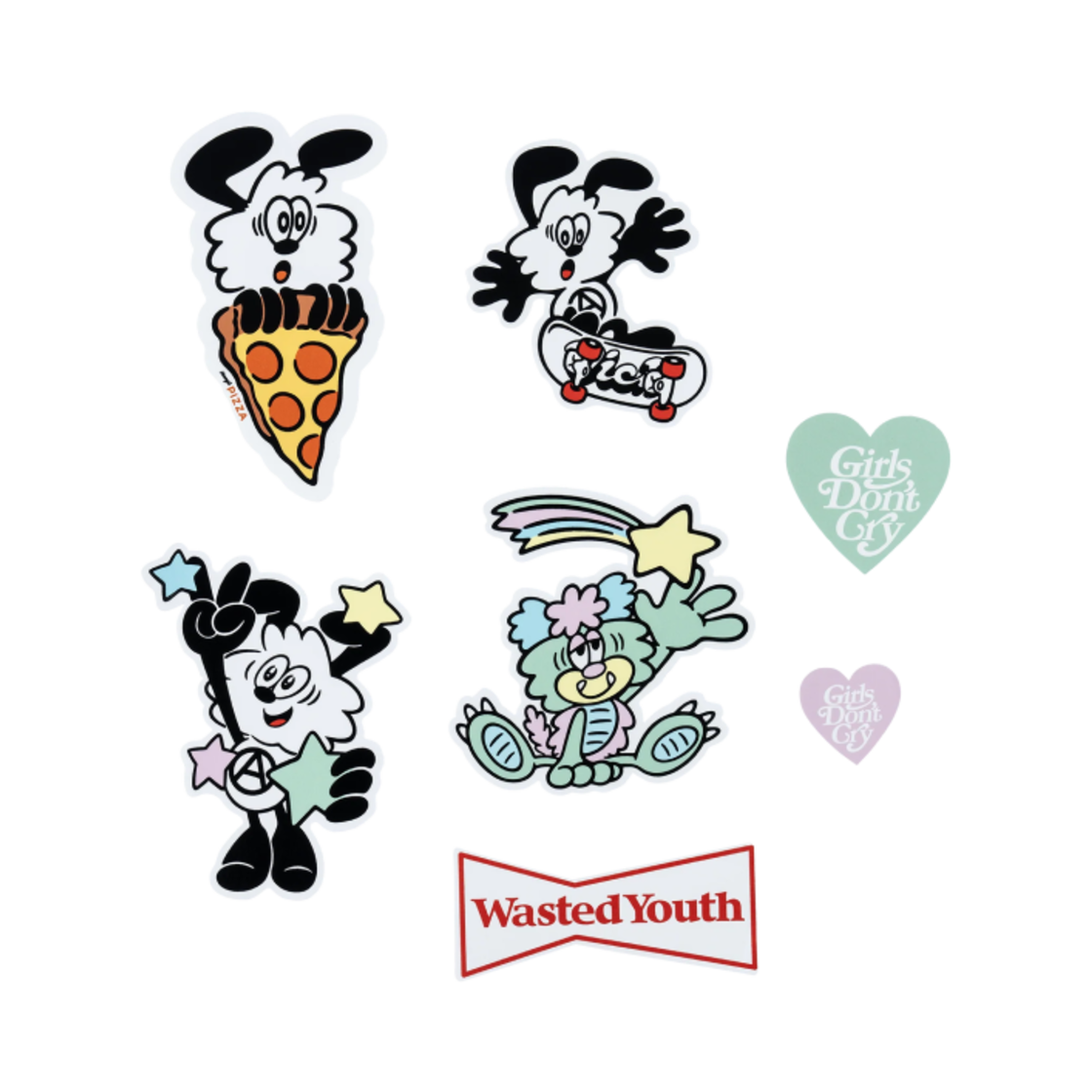 베르디 비스티 컴플렉스 스티커 팩 멀티(Verdy Visty Complex Sticker Pack Multi)