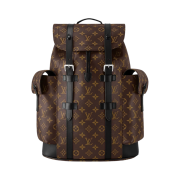 Louis Vuitton Christopher MM Backpack Monogram Macassar Canvas