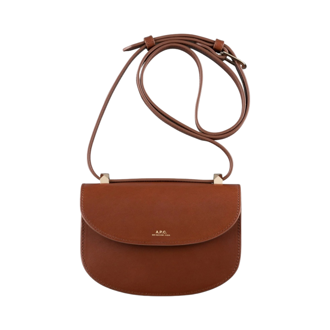 PXAWV-F61415-CAD A.P.C. Geneve Mini Bag Nut Brown