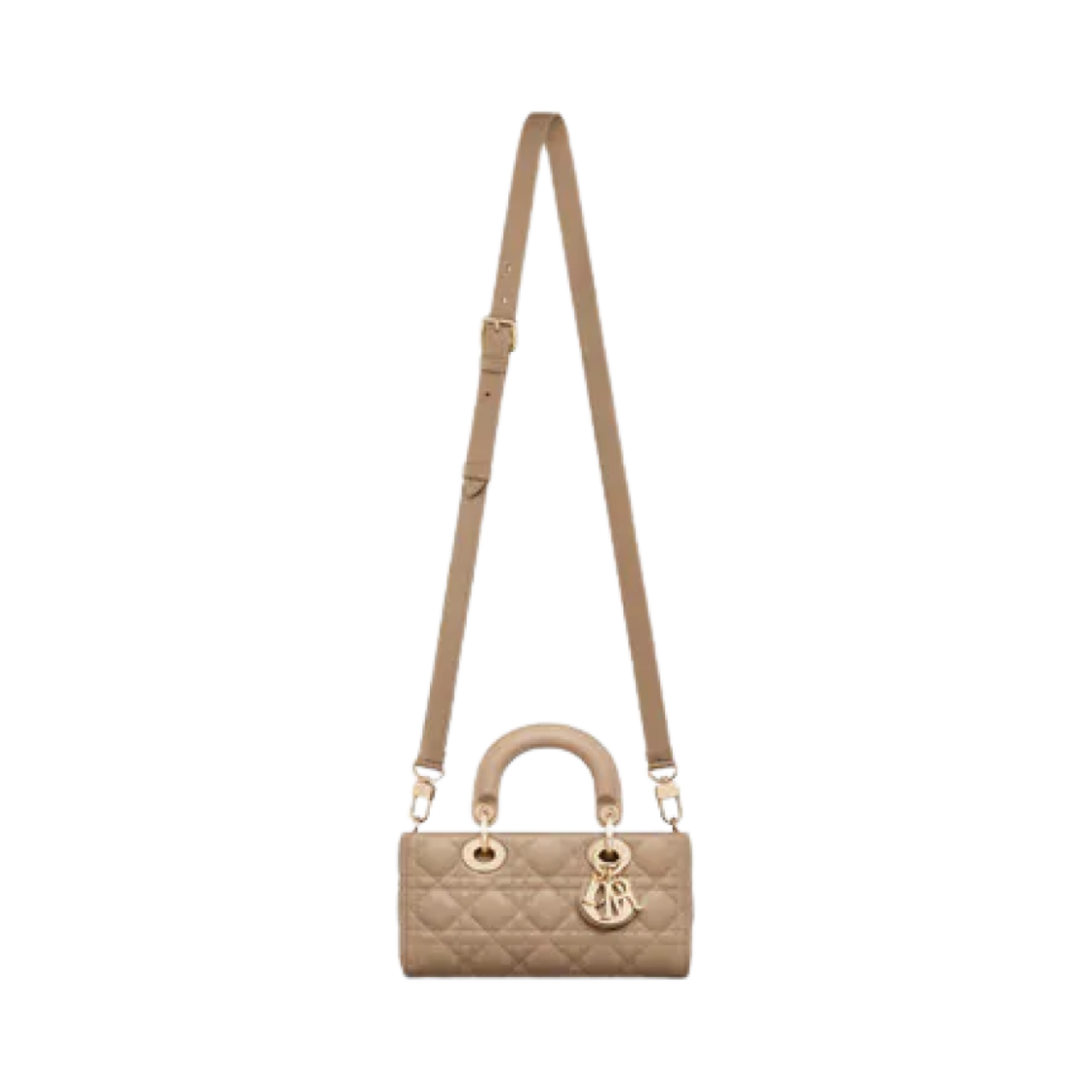 M0613ONGE-M45U Dior Small Lady D-Joy Bag Cannage Lambskin Hazelnut - #5