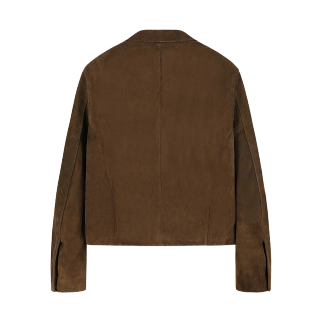 (W) 토니웩 스웨이드 지퍼 블루종 자켓 올리브 브라운((W) Tonywack Suede Zippered Blouson Jacket Olive Brown) - 2