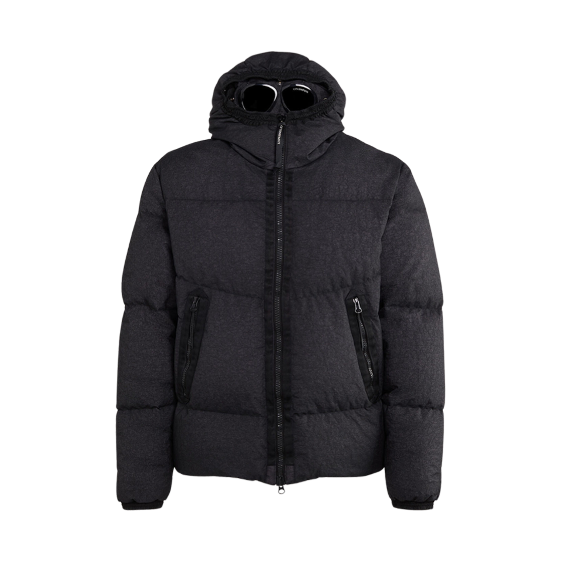 15CMOW221A006022G999 C.P. Company Co-Ted Goggle Down Jacket Black - 23FW