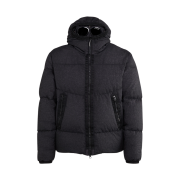 C.P. Company Co-Ted Goggle Down Jacket Black - 23FW