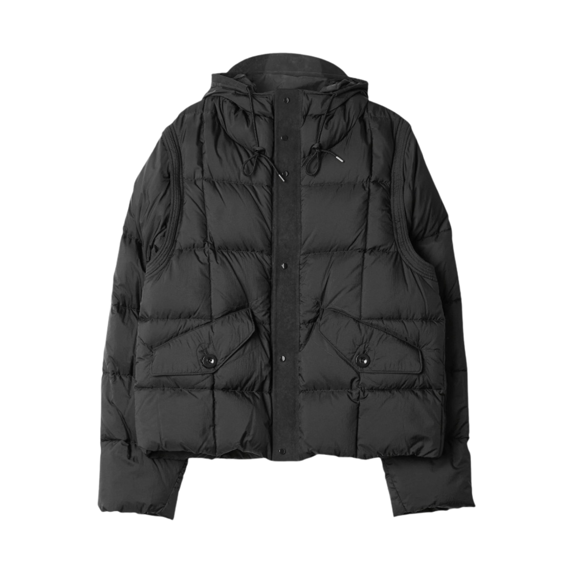 텐씨 허리케인 콤보 다운 아노락 블랙(Ten C Hurricane Combo Down Anorak Black)