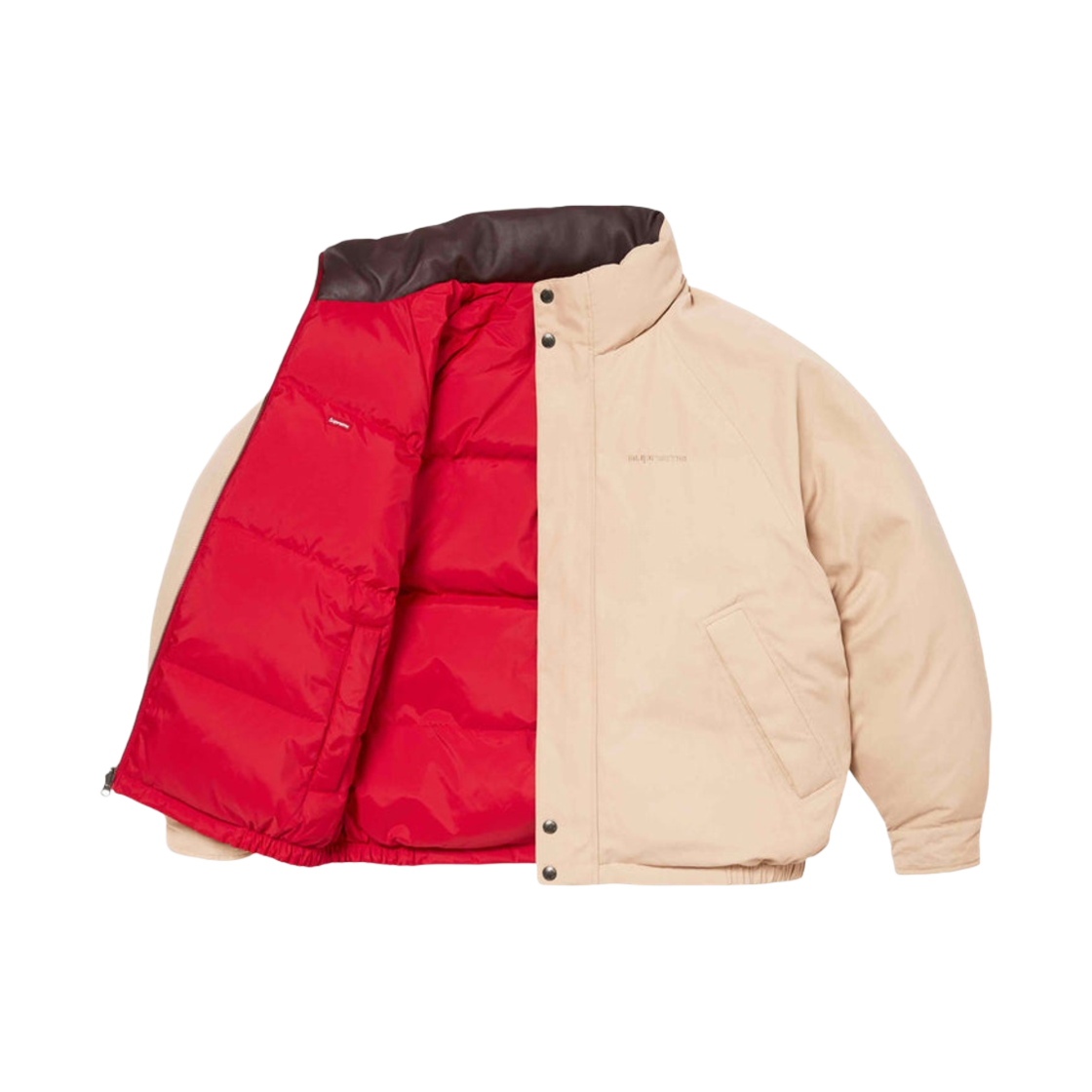 슈프림 리버시블 다운 퍼퍼 자켓 탄 - 24SS(Supreme Reversible Down Puffer Jacket Tan - 24SS) - 2
