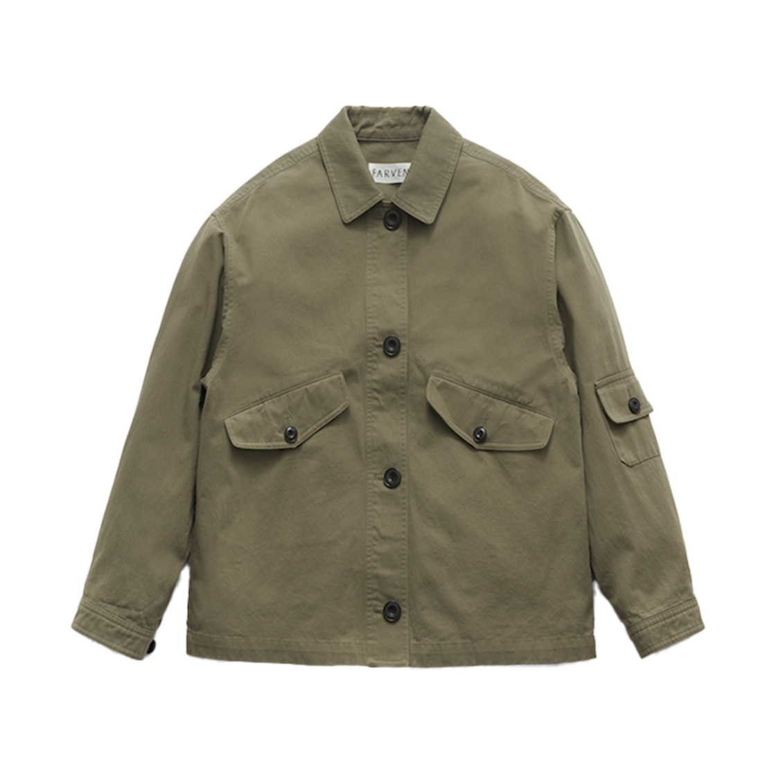 FV25A_JA02KH000 FARVEN Bin Work Jacket Khaki