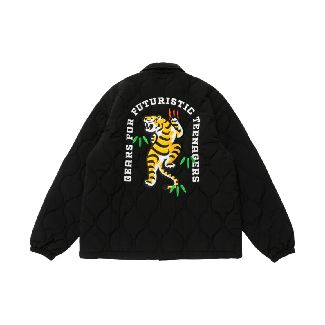 휴먼 메이드 퀼티드 코치 자켓 블랙(Human Made Quilted Coach Jacket Black)