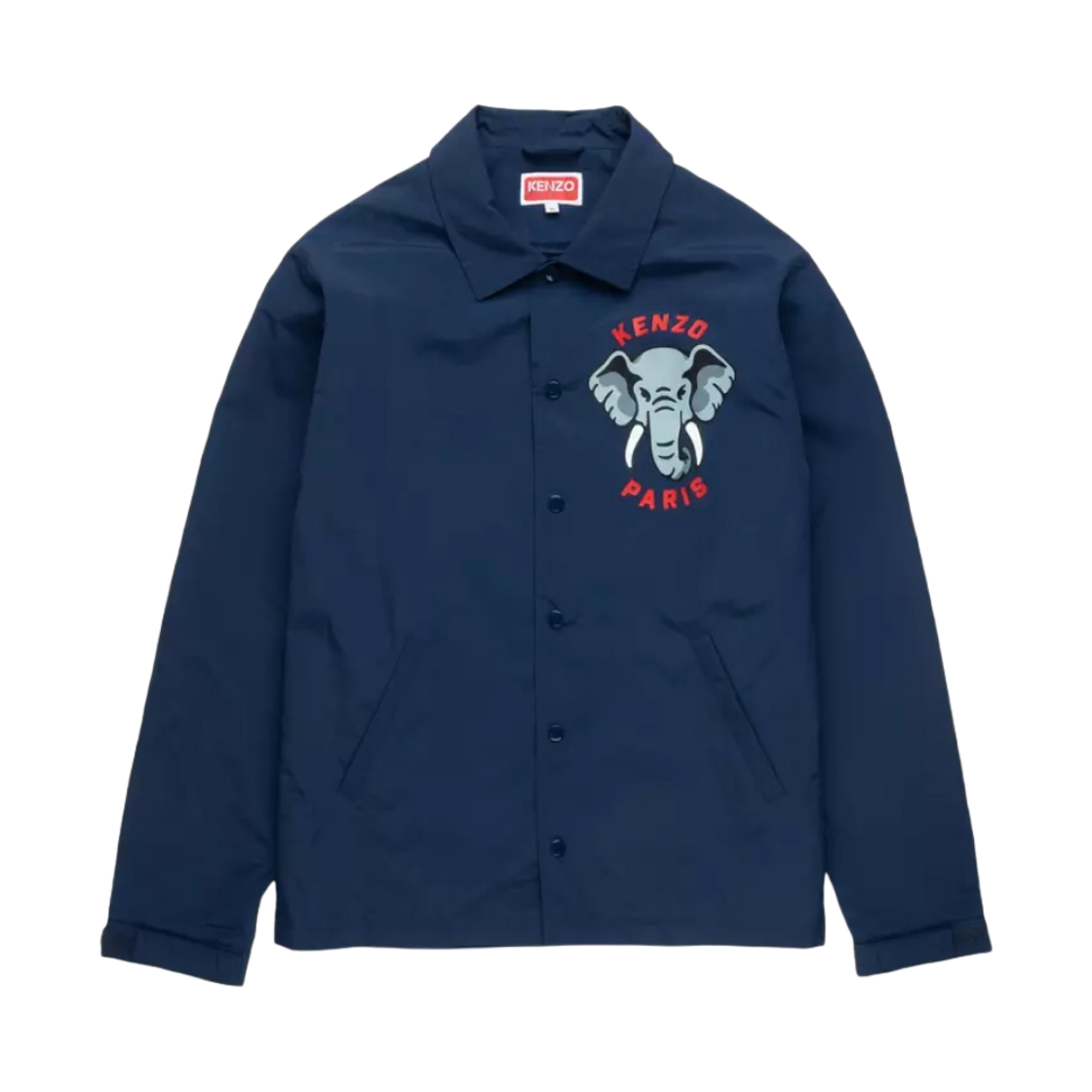 FD55BL0619NC77 Kenzo Elephant Coach Jacket Midnight Blue
