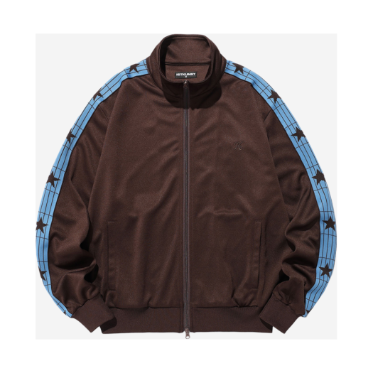 IK2FSMJ203ABR ISTKUNST IK Track Jersey Jacket Brown