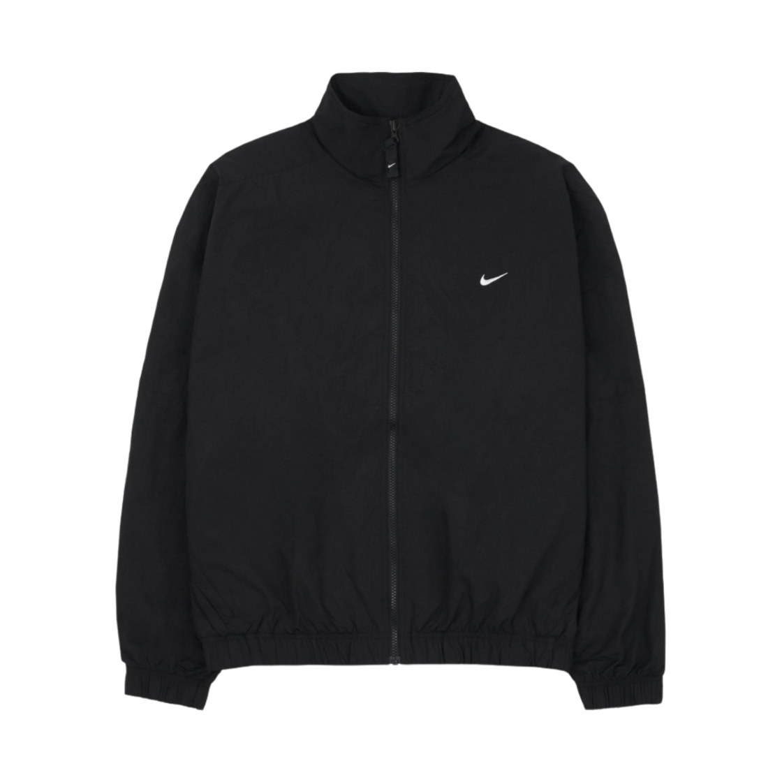 나이키 NRG 솔로 스우시 우븐 트랙 자켓 블랙 - 아시아(Nike NRG Solo Swoosh Woven Track Jacket Black - Asia)