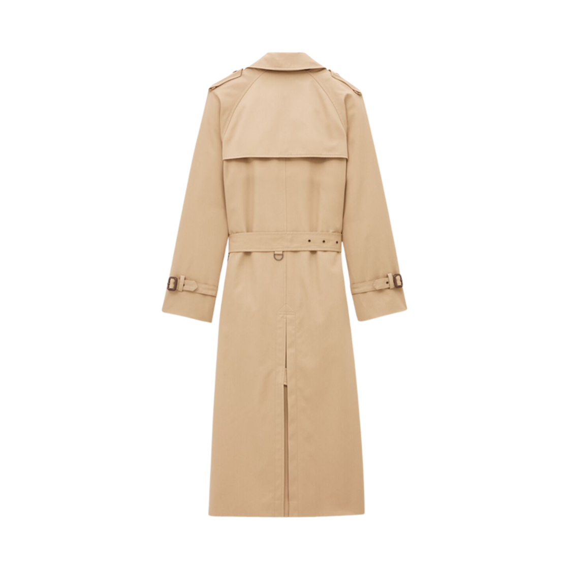 생로랑 트렌치 코트 개버딘 세이블(Saint Laurent Trench Coat In Gabardine Sable) - 3