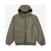 Full of Ssun Multi Pocket Hood Jacket Light Khaki