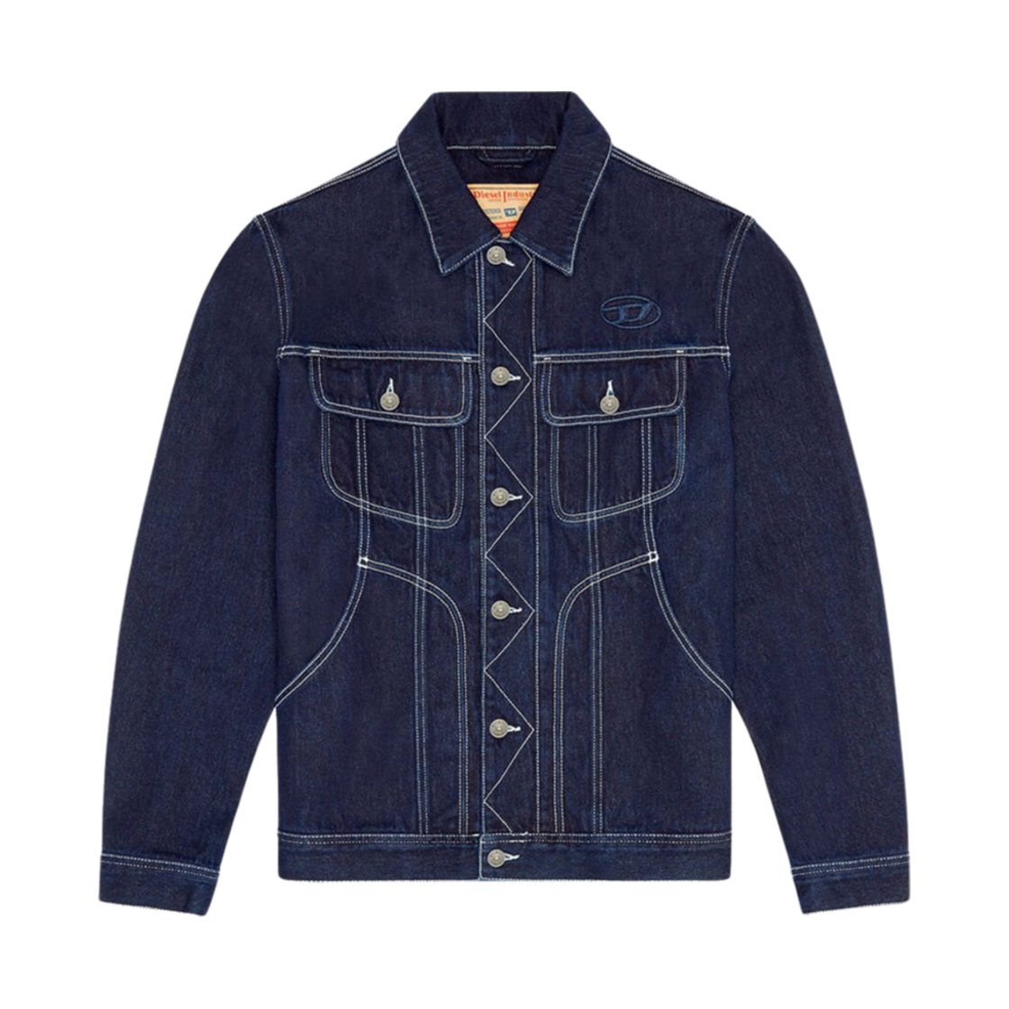 디젤 D-라일리 데님 자켓 다크 블루
