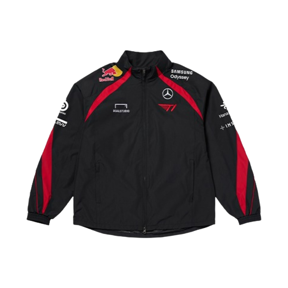 티원 2024 썸머 LCK 유니폼 자켓 블랙 (논 마킹 버전)(T1 2024 Summer LCK Uniform Jacket Black (Non Marking Ver.))