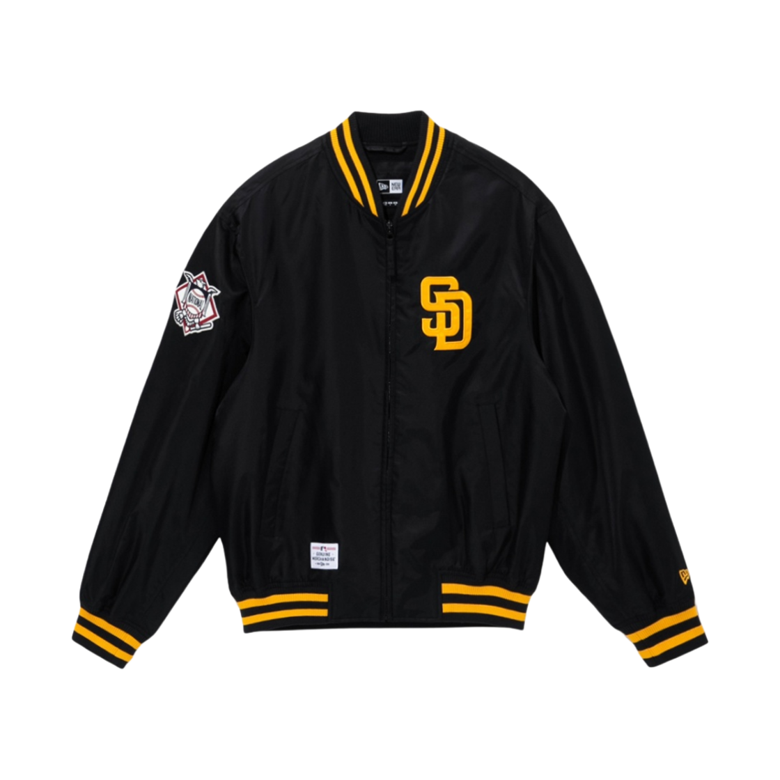 뉴에라 MLB 서울 시리즈 샌디에이고 파드리스 나일론 자켓 블랙(New Era MLB Seoul Series San Diego Padres Nylon Jacket Black)