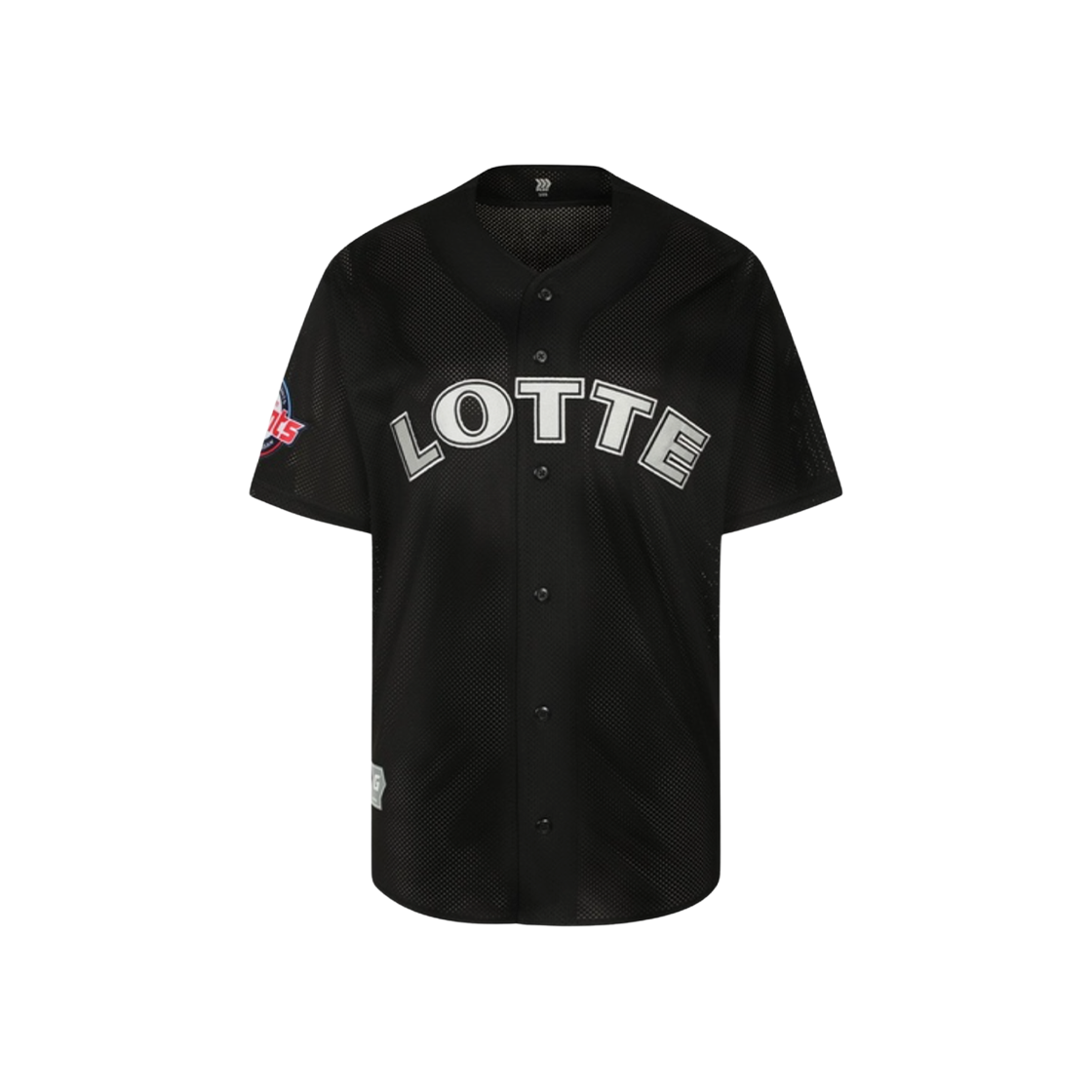 (키즈) 롯데 자이언츠 올드 레플리카 유니폼 블랙 (논 마킹 버전)((Kids) Lotte Giants Old Replica Uniform Black (Non Marking Ver.)) - 1