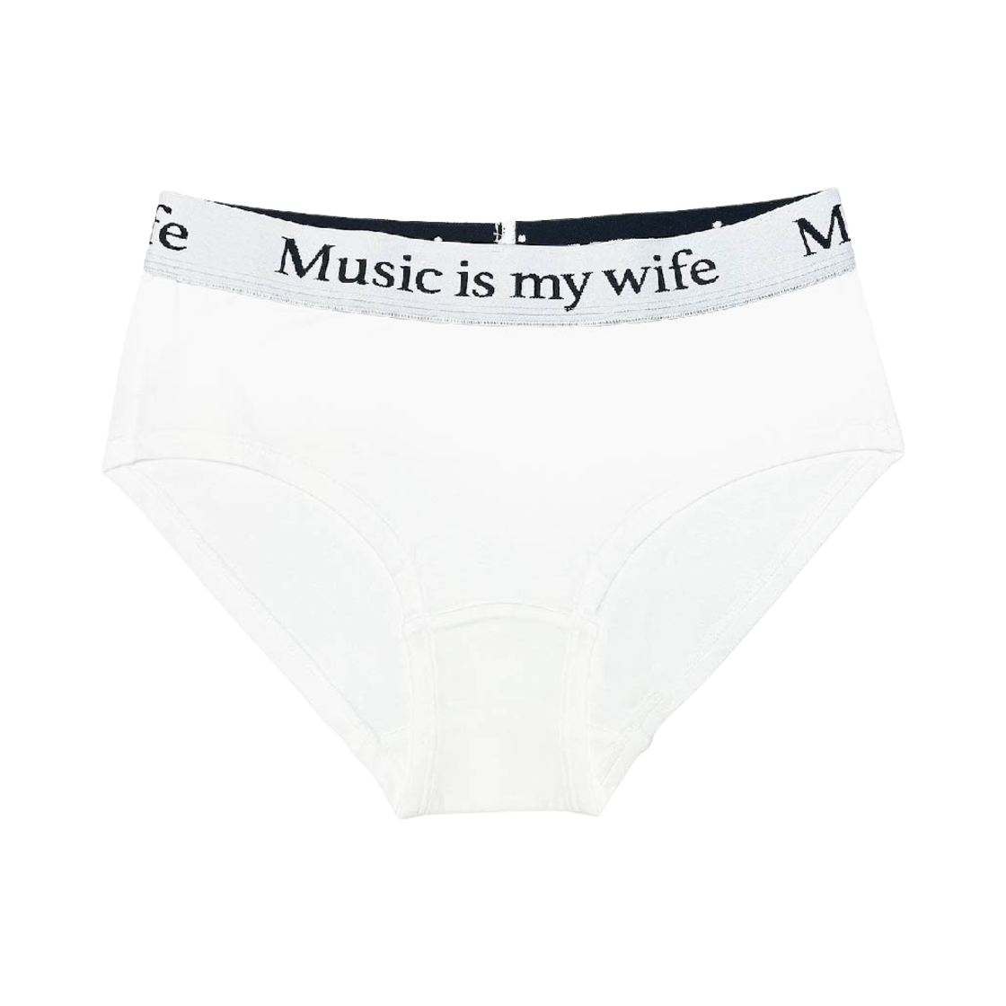 300008 Mosquito Murderers Music Is My Wife Underwear Bikini White