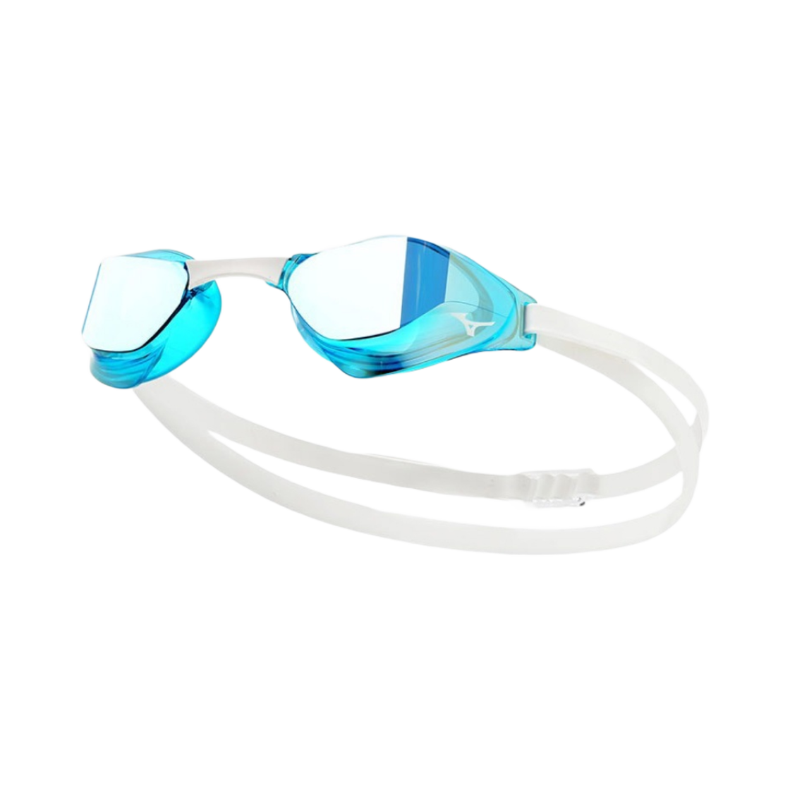 N3JE900101 Mizuno GX Sonic Eye J Mirrored Non Cushion Swim Goggles Blue