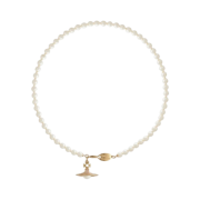 Vivienne Westwood Simonetta Pearl Pendant Gold