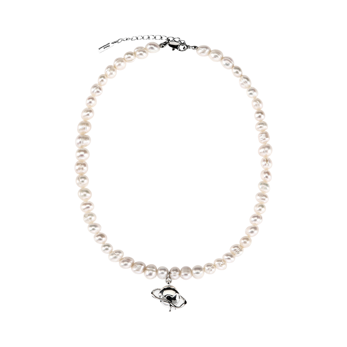 TM2B1NK04SV Third movement Emblem Pearl Necklace