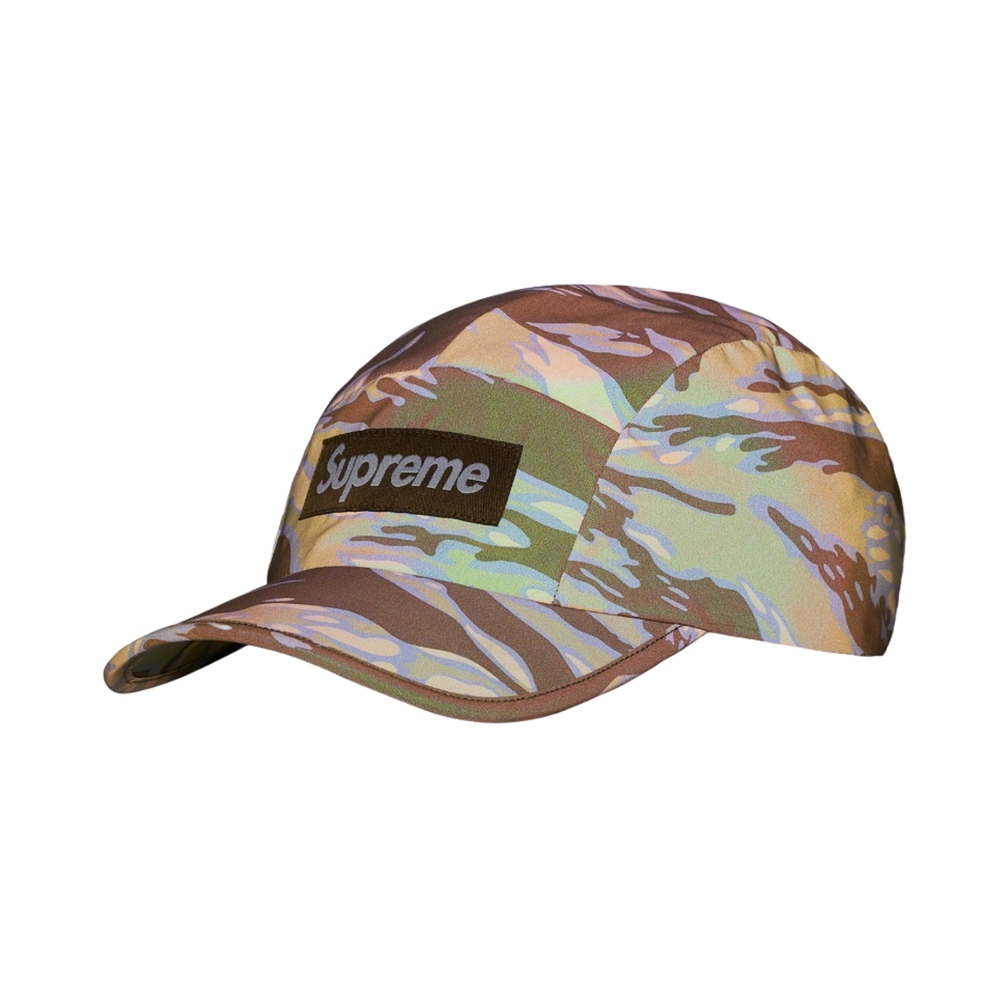슈프림 타이거 카모 리플렉티브 캠프캡 브라운 - 22FW(Supreme Tiger Camo Reflective Camp Cap Brown - 22FW) - 2
