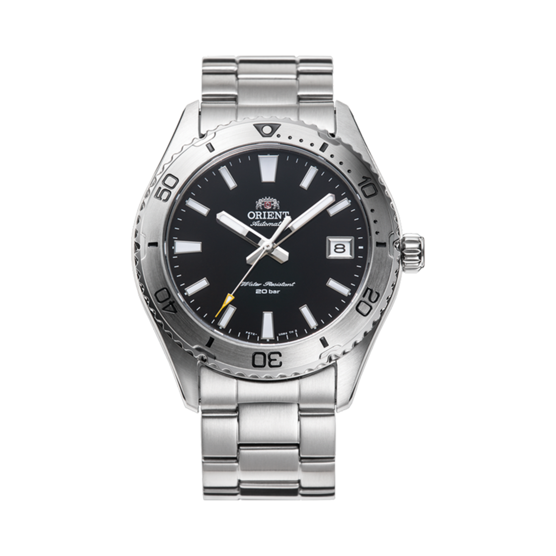 오리엔트 마코 40 39.9mm 오토메틱 스테인리스 스틸 블랙 다이얼(Orient Mako 40 39.9mm Automatic Stainless Steel Black Dial)