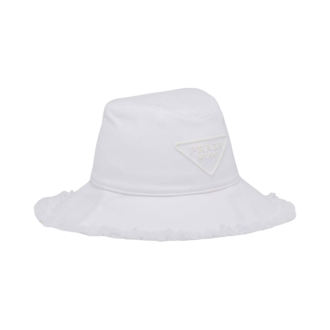 (W) 프라다 드릴 햇 화이트((W) Prada Drill Hat White) - 1