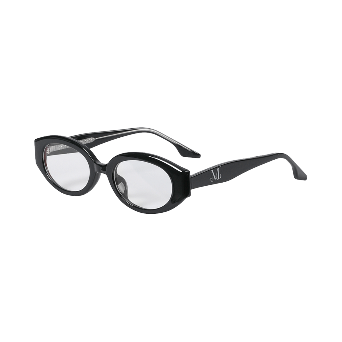 무센트 시그니처 로고 포인트 안경 A타입 블랙(MUCNET Signature Logo Point Glasses A Type Black)