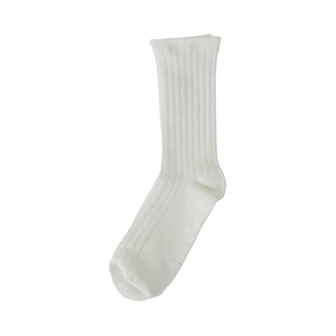블랭크공삼 코튼 립 삭스 화이트(Blank03 Cotton Rib Socks White)