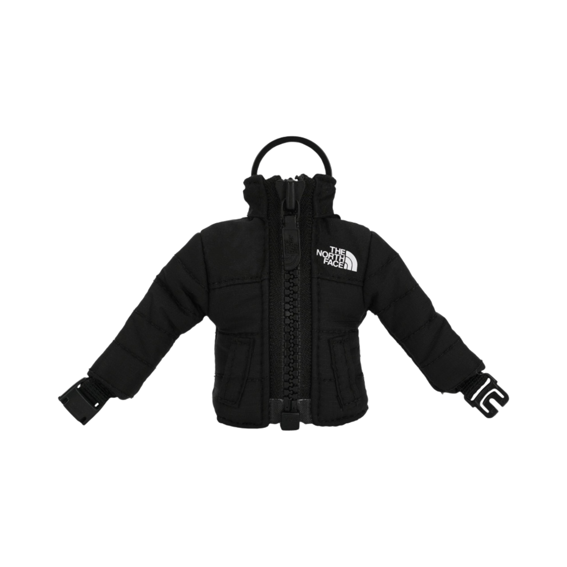노스페이스 미니 눕시 자켓 키링 블랙 - 23FW(The North Face Mini Nuptse Jacket Keyring Black - 23FW)