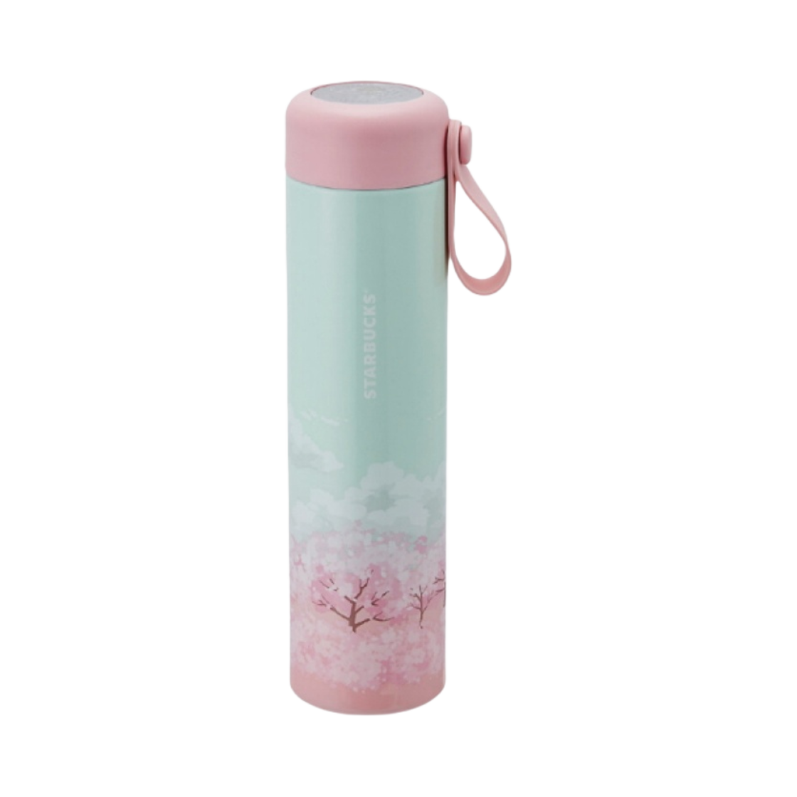 - Starbucks 20 SS Green Landscape Strap Tumbler 473ml