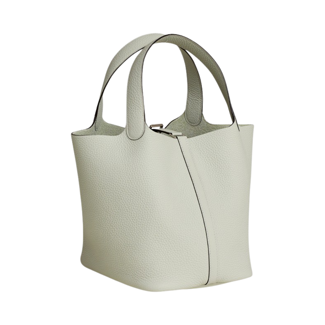 에르메스 피코탄 락 22 백 클레망스 & 팔라듐 하드웨어 그리 네베(Hermes Picotin Lock 22 Bag Clemence & Palladium Gris Neve) - 3