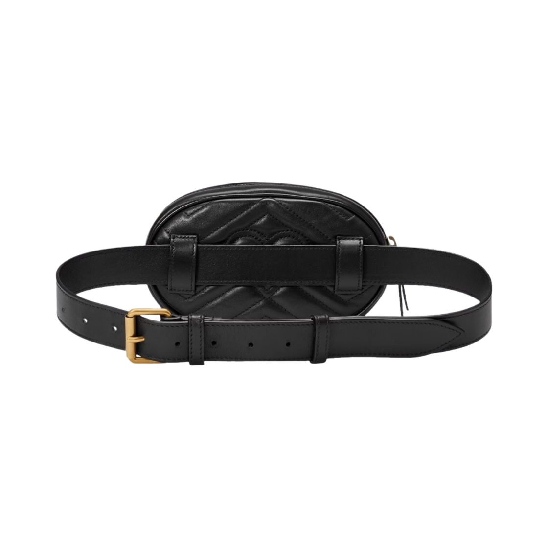 구찌 GG 마몽 마틀라세 벨트백 블랙(Gucci GG Marmont Matelasse Belt Bag Black) - 3